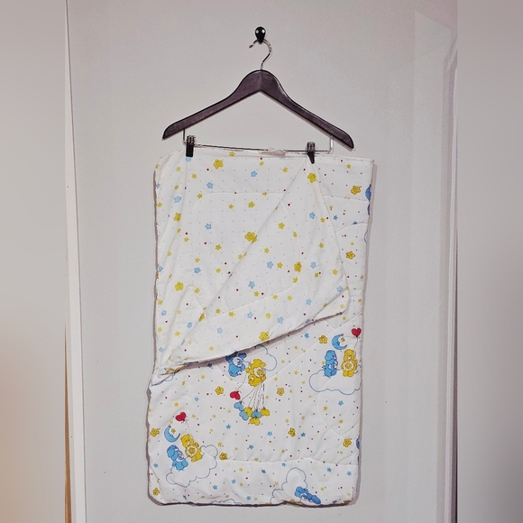 Vintage 1983 Care Bears Baby Sleeping Bag American Greetings Sleep Sack 31 × 20 - Picture 5 of 5
